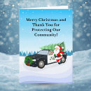 Search for police christmas cards Santa claus