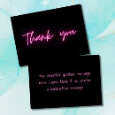 Search for neon thank you cards Modern