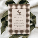 Search for horse wedding invitations Elegant