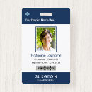 Search for veterinarian id name tags badges Company logo