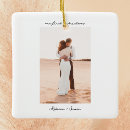Search for newlywed first married ornaments Simple