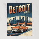 Search for detroit postcards Illustration