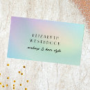Search for iridescent business cards Glitter