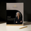 Search for real estate presentation folders Black and gold