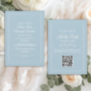 Search for dusty blue wedding invitations White