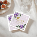 Search for purple floral napkins Watercolor