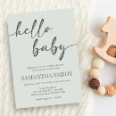 Search for hello baby shower invitations Simple