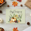 Search for thanksgiving postcards Watercolor