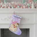 Search for pink christmas stockings Vintage