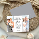 Search for 20th wedding anniversary invitations Then and now