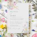 Search for wildflower wedding invitations Bohemian botanical cottage garden
