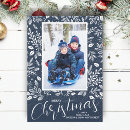 Search for navy blue christmas cards Greenery