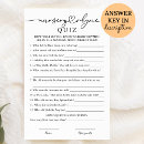 Search for nursery rhyme baby shower games Elegant