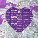 Search for purple heart ornaments Violet