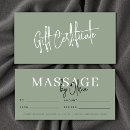 Search for massage business gift certificates Massage therapist voucher