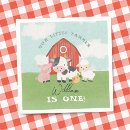 Search for farm animals napkins Farm animal birthday