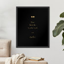 Search for black and gold quote posters Minimalist