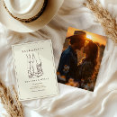 Search for cowboy boot save the dates For her