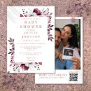 Search for qr code baby shower invitations Floral