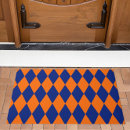 Search for blue and orange doormats Geometric