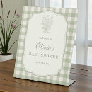 Search for baby shower tabletop signs Bride