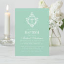 Search for mint baptism invitations Christening