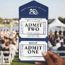 Search for movie ticket wedding invitations Retro