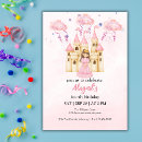 Search for girls princess second birthday invitations Castle