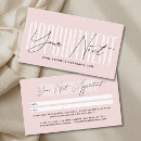 Search for professional appointment cards Beautician