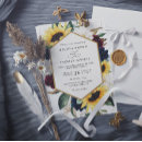Search for blue and sunflower wedding invitations Floral