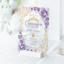 Search for purple gold quinceanera invitations Floral