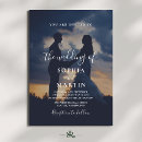 Search for silhouette wedding invitations Elegant