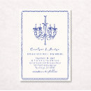 Search for chandelier wedding invitations Blue
