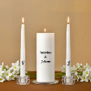 Search for black and white candles Timeless