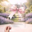 Search for clear invitations Pink