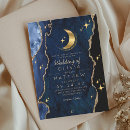 Search for moon wedding invitations Stars and moon