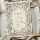 Search for medieval invitations Vintage illustration