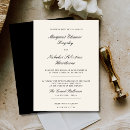 Search for ballroom party invitations Black and white