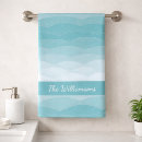 Search for aqua bath towels Ocean waves