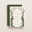 Search for olive green wedding invitations Greenery