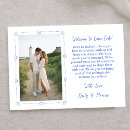 Search for welcome note for guests wedding stationery Simple