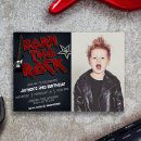 Search for rock and roll birthday invitations Rockstar