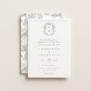 Search for vintage floral wedding invitations Dusty blue