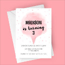 Search for cotton candy birthday invitations Pink