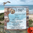 Search for nautical anniversary invitations Rustic