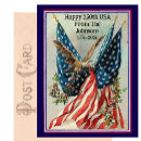 Search for vintage 4th of july cards Eagle