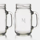 Search for rustic mason jars Monogrammed