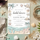 Search for seashell bridal shower invitations Summer