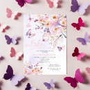 Search for purple butterfly invitations Wildflower