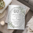 Search for 60th wedding anniversary invitations Elegant